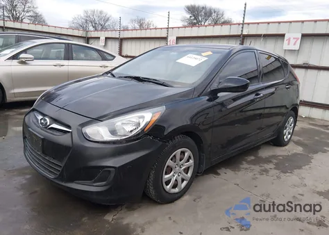 2014 Hyundai Accent Gs z USA, uszkodzony, nr VIN KMHCT5AE0EU156952